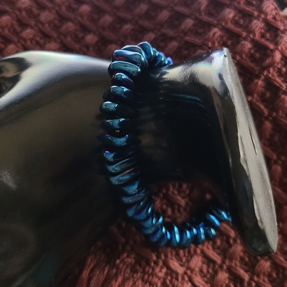 HEMATITE GORGEOUS BEADED BRACELET! - Picture 4 of 4